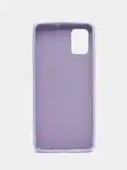 Лавандовый чехол Silicone Case Samsung A9, A8, A8+, A7, A72, A70, A6, A6+, A5, A52, A51, A50