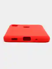 Красный чехол Silicone Case Samsung A12, M12, A11, A10, A3, A02s, A01, A01 Core