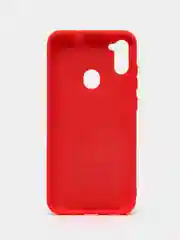 Красный чехол Silicone Case Samsung A12, M12, A11, A10, A3, A02s, A01, A01 Core