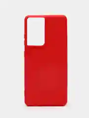Красный чехол Silicone Case для Samsung S8, S8+, S9, S9+, S21, S21+, S21 Ultra