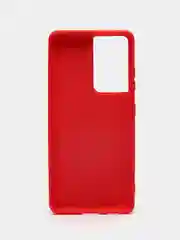 Красный чехол Silicone Case для Samsung S8, S8+, S9, S9+, S21, S21+, S21 Ultra
