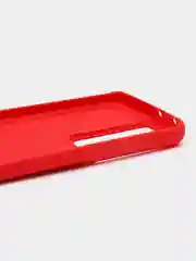 Красный чехол Silicone Case для Samsung S8, S8+, S9, S9+, S21, S21+, S21 Ultra