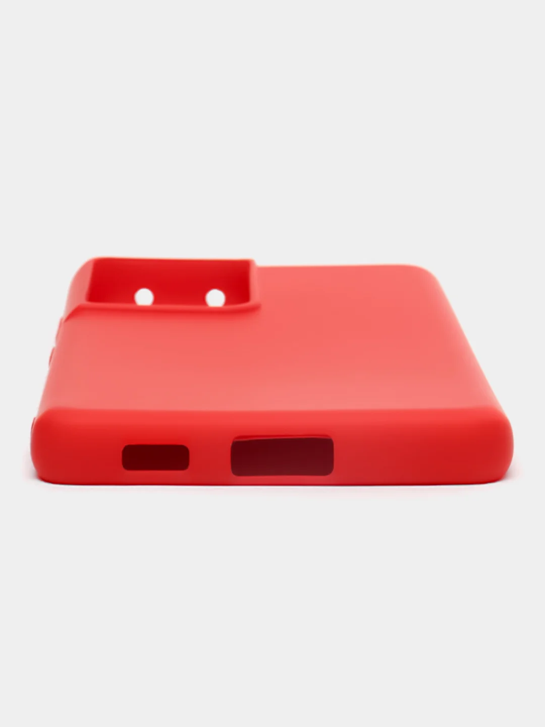 Красный чехол Silicone Case для Samsung S8, S8+, S9, S9+, S21, S21+, S21 Ultra
