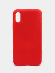 Красный чехол силиконовый для iPhone X / XS