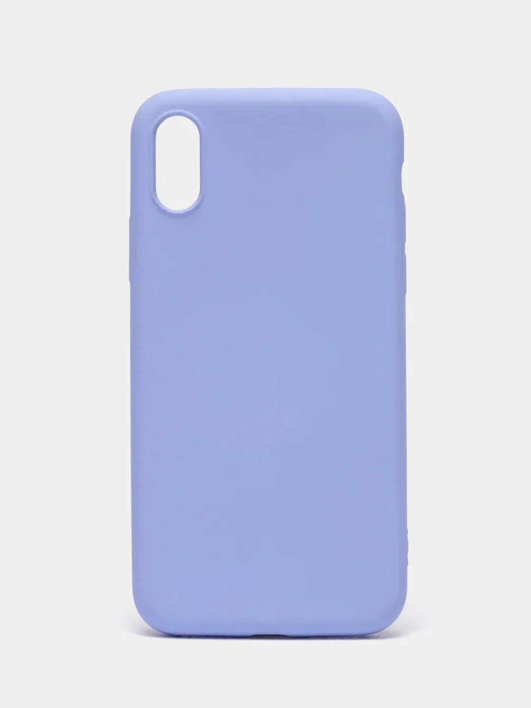 Пурпурный чехол силиконовый для iPhone X / XS