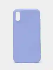 Пурпурный чехол силиконовый для iPhone X / XS