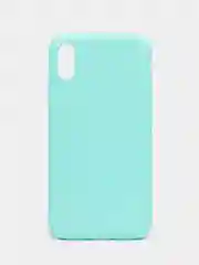 Синий чехол силиконовый для iPhone X / XS