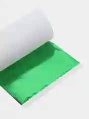 Зеленый листы фольги для декоративной отделки, классические, поталь