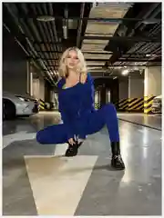 Синий спортивный комплект-тройка "VerGine"