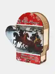 Новогодняя подарочная упаковка "Варежка"
