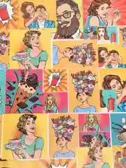 Бумага упаковочная глянцевая "Pop-art", 49 х 70 см