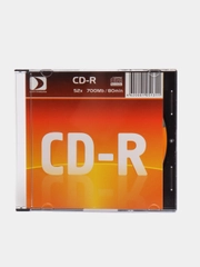 Диск CD-R Data Standard, 52x, 700 Мб, 1 диск