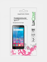 Защитное стекло, универсальное 4.7", безрамочное, прозрачное