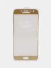 Золотой защитное стекло Samsung J7 2017