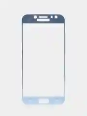 Голубой защитное стекло Samsung J7 2017