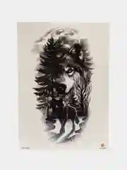 Золотистый хаки водонепроницаемые татуировки наклейки (временные) 15*21 см