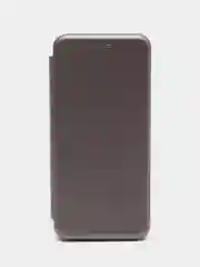 Серебряный чехол-книжка на магните для Samsung A50 ( A30S, A50S) 2019