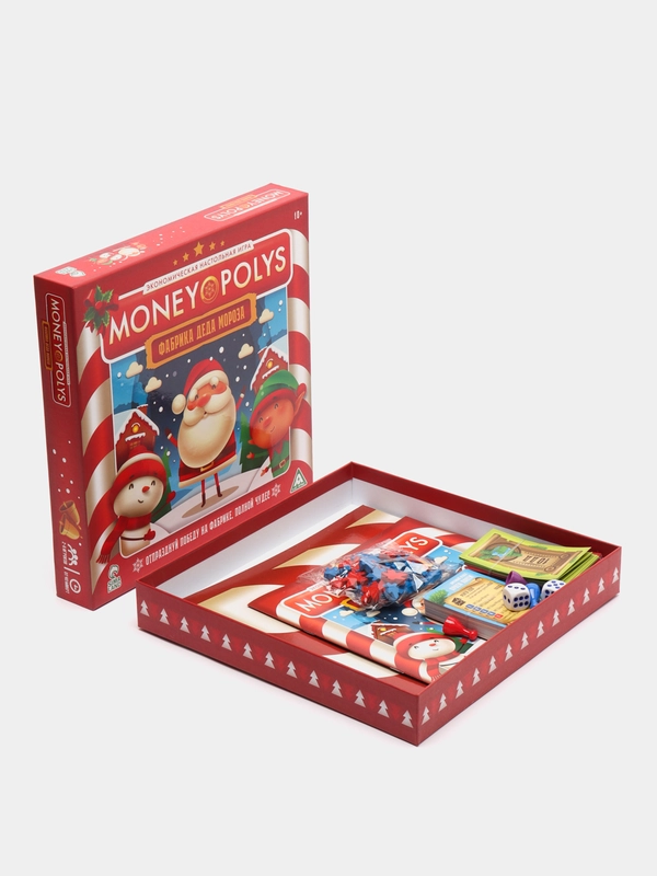 Экономическая игра "Money Polys. Фабрика Деда Мороза", от 10 лет