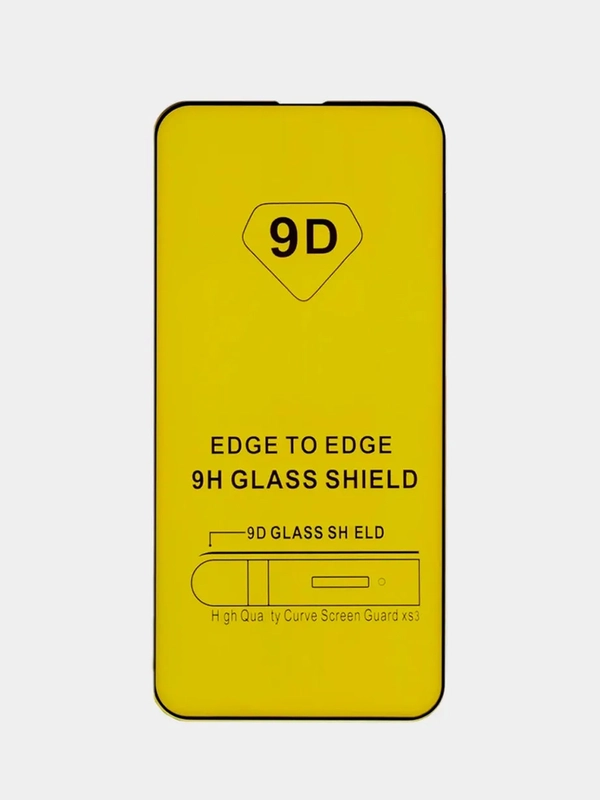 Защитное стекло для Apple iPhone 14 Plus / 13 Pro Max 9D, с черной рамкой