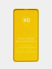 Защитное стекло для iPhone 14/13/13 Pro, 9D, с черной рамкой