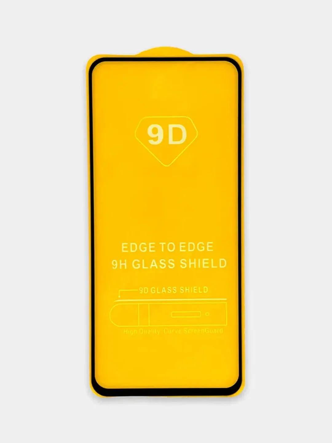 Черный защитное стекло 9D для Honor X8 / X8A / Nova Y90, Хонор Х8 / Х8А / Нова У90