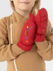 Красный варежки для детей дутыши