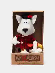 Мягкая игрушка Собачка Лайка с Балалайкой, ДуRашки, 24 см в коробке