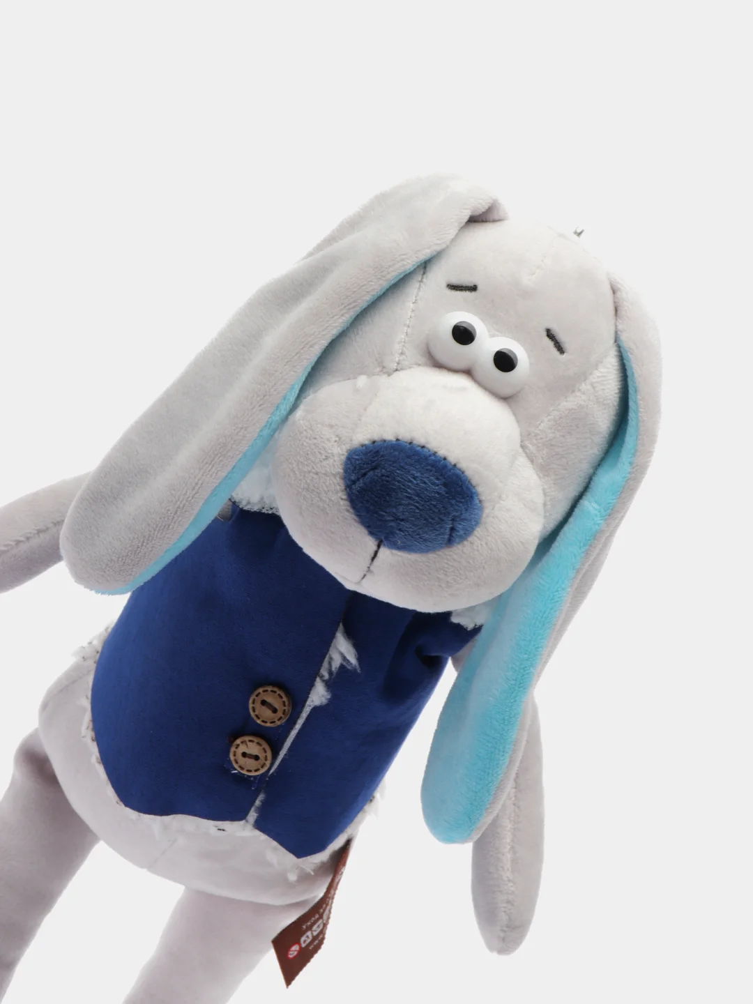 Мягкая игрушка Кролик Михалыч в Жилетке, Maxitoys Luxury, 25 см