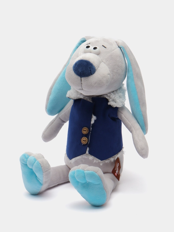 Мягкая игрушка Кролик Михалыч в Жилетке, Maxitoys Luxury, 25 см