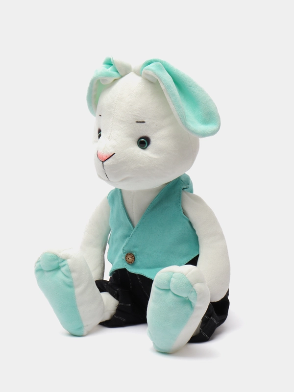 Мягкая игрушка Кролик Тони в Жилетке и Штанах, Maxitoys Luxury, 30 см