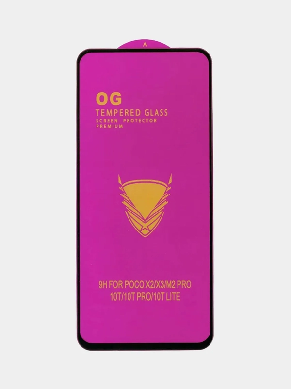 Защитное стекло OG Premium для Poco X3, X2, M2 Pro, Xiaomi Mi 10T, Mi 10T Pro