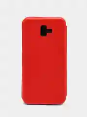 Золотой чехол книжка для Samsung J6 Plus, J6+, Самсунг