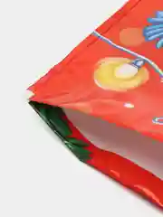 Алый пакет подарочный (плотный) Зайчик, с пластиковой ручкой, 37 х 34 см