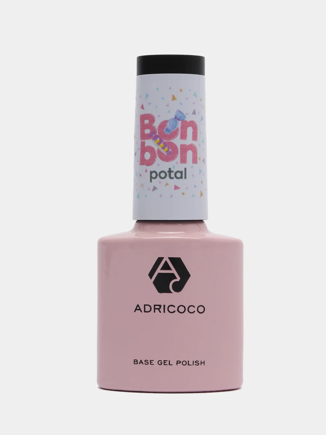 Сиреневый камуфлирующая база с цветной поталью Bonbon Adricoco, 8 мл