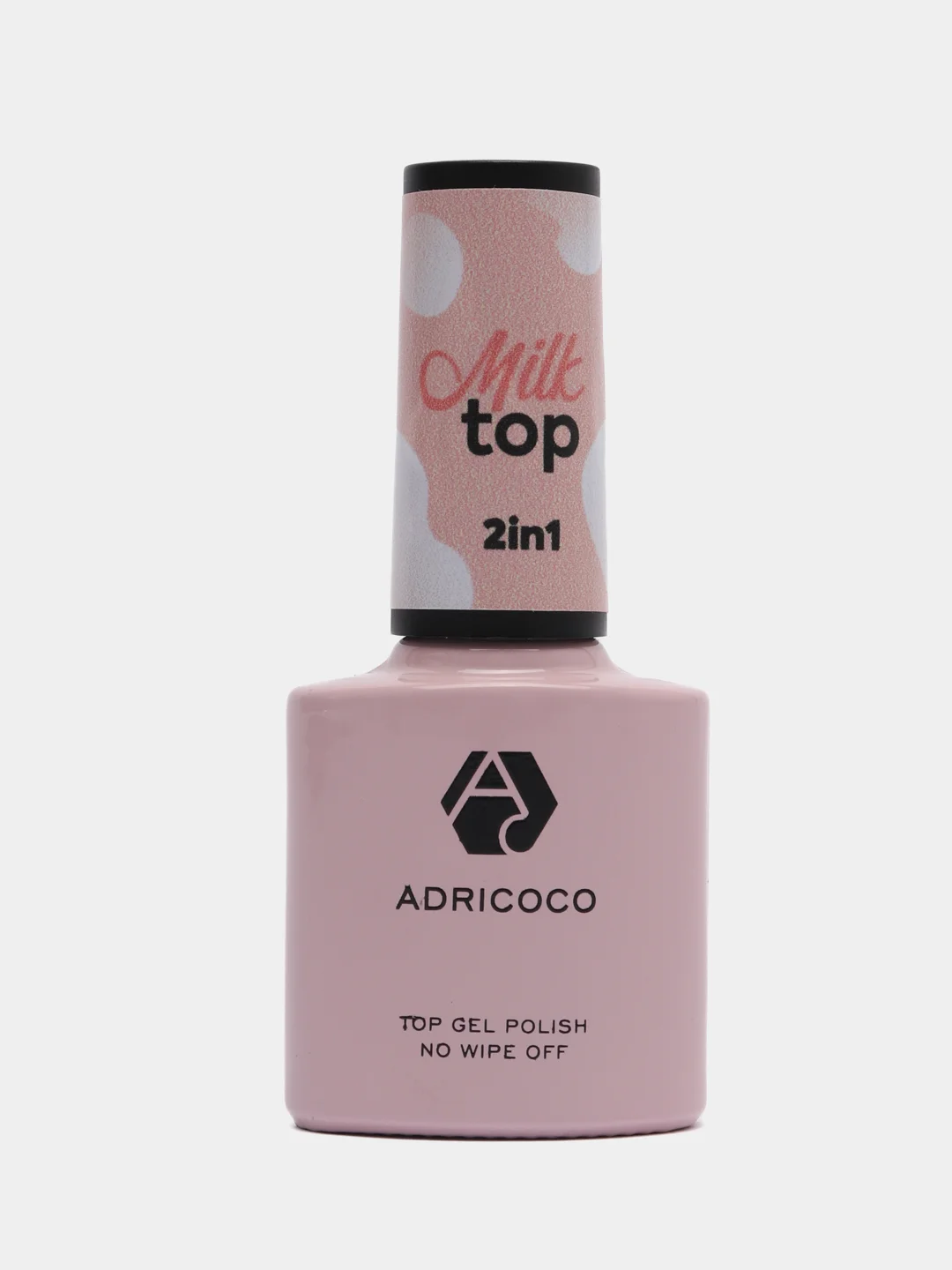 Камуфлирующий топ для гель-лака Milk top Adricoco, 8 мл