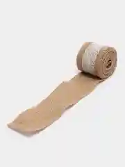 Белый лента из джута, с кружевом, 2 метра