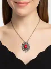 Красный цепочка с подвеской