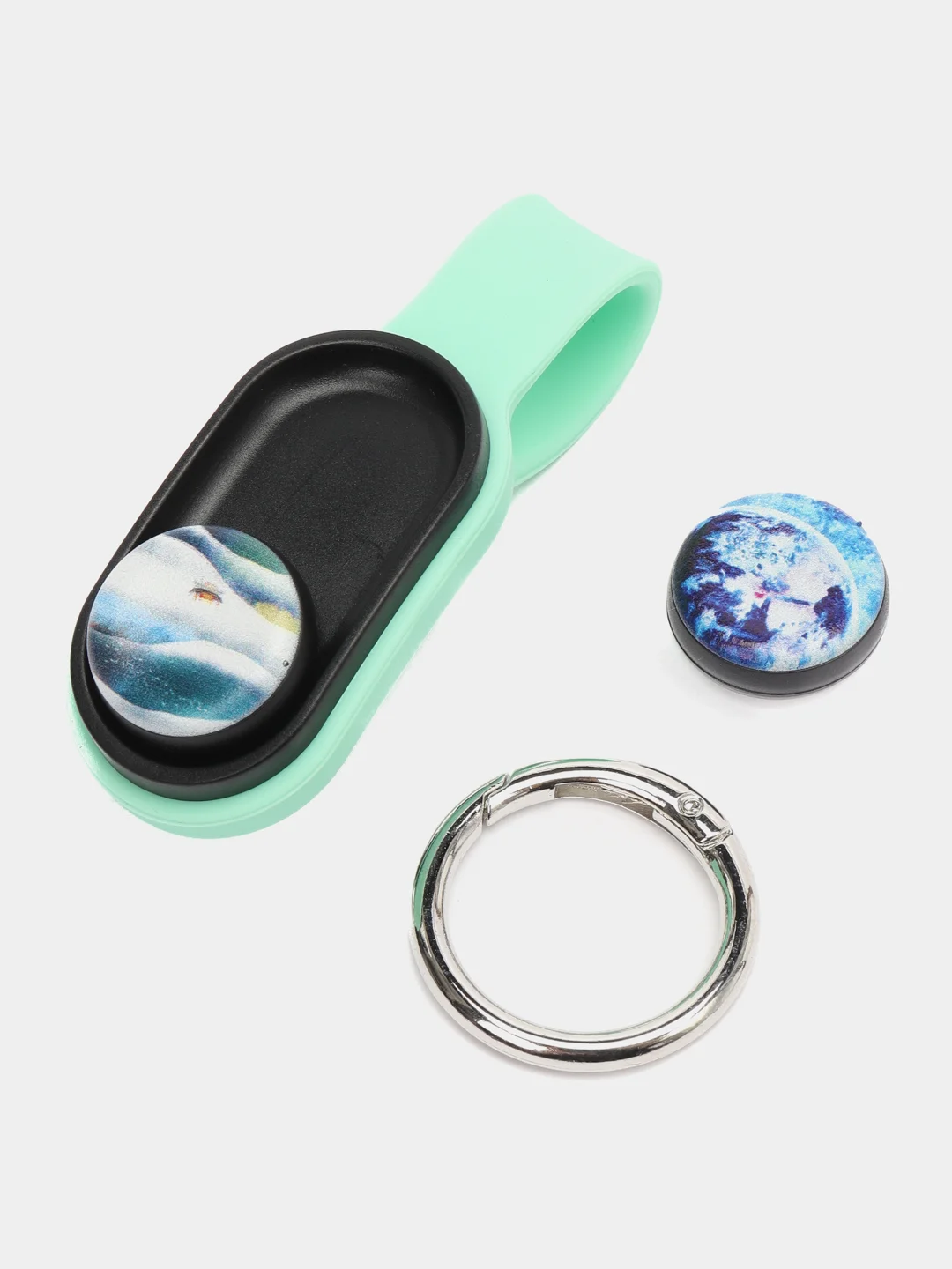 Мятный игрушка антистресс Pop Puck (поп пак), магнитный брелок, шайбы, подарок