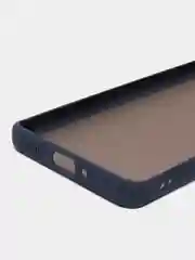 Синий чехол пластиковый Xiaomi 12, 12X, 12S  Сяоми 12 / 12Х / 12С матовый, с цветными кнопками