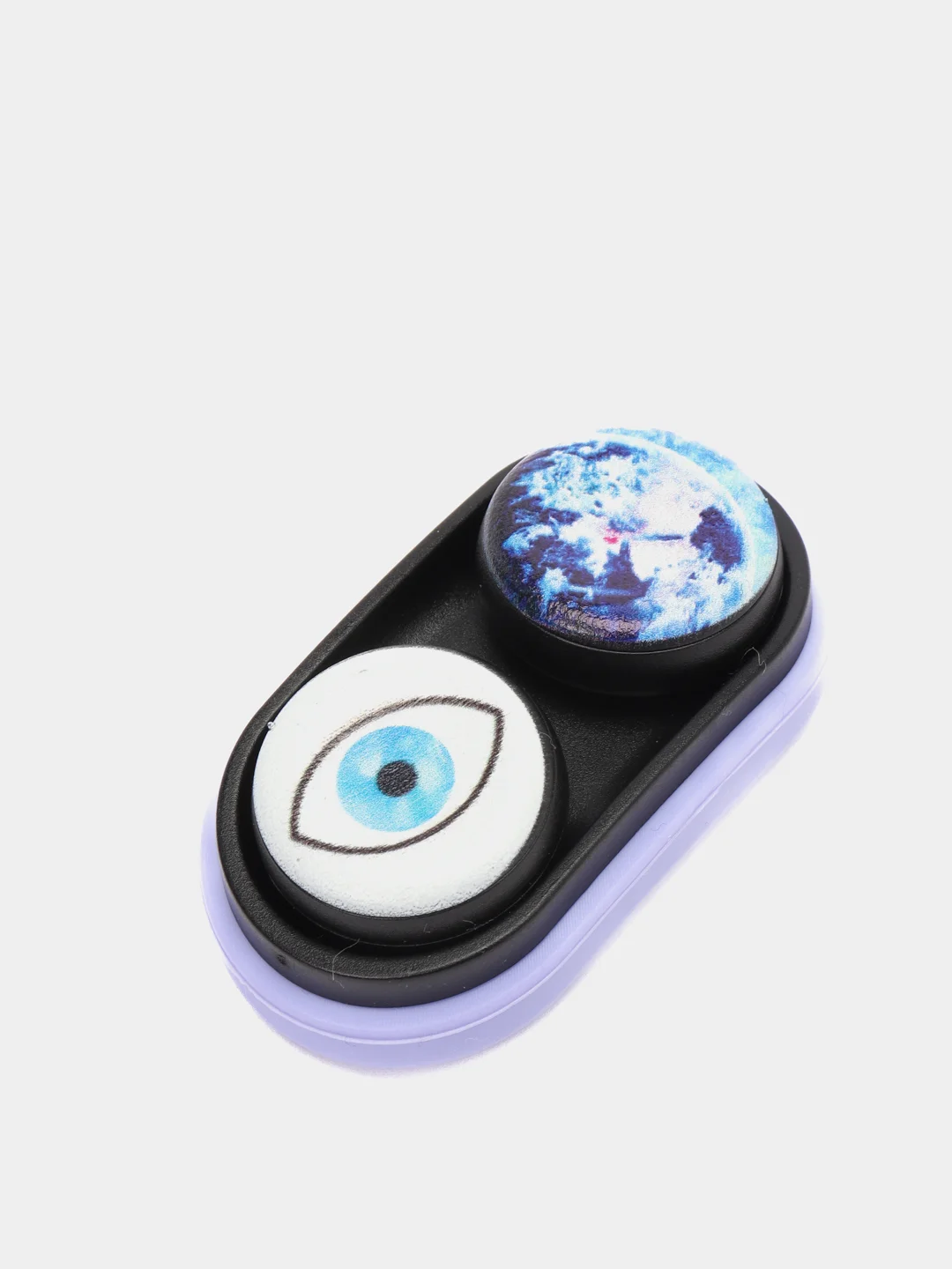 Пурпурный игрушка антистресс Pop Puck (поп пак), магнитный брелок, шайбы, подарок