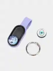 Пурпурный игрушка антистресс Pop Puck (поп пак), магнитный брелок, шайбы, подарок