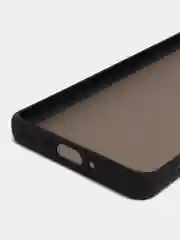 Черный чехол пластиковый Xiaomi 12, 12X, 12S  Сяоми 12 / 12Х / 12С матовый, с цветными кнопками
