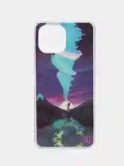 Индиго чехол Mi 11 Lite, Xiaomi 11 Lite 5G NE, Ми 11 Лайт, Сяоми 11 Лайт, силиконовый с рисунком