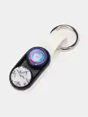 Белый игрушка антистресс Pop Puck (поп пак), магнитный брелок, шайбы, подарок