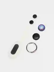 Белый игрушка антистресс Pop Puck (поп пак), магнитный брелок, шайбы, подарок