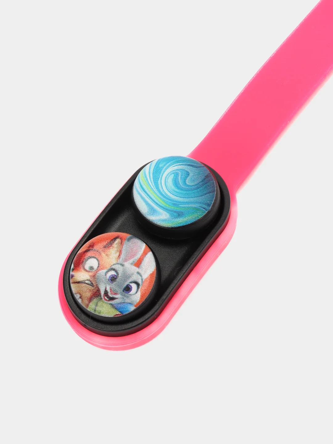 Розовый игрушка антистресс Pop Puck (поп пак), магнитный брелок, шайбы, подарок