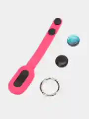 Розовый игрушка антистресс Pop Puck (поп пак), магнитный брелок, шайбы, подарок