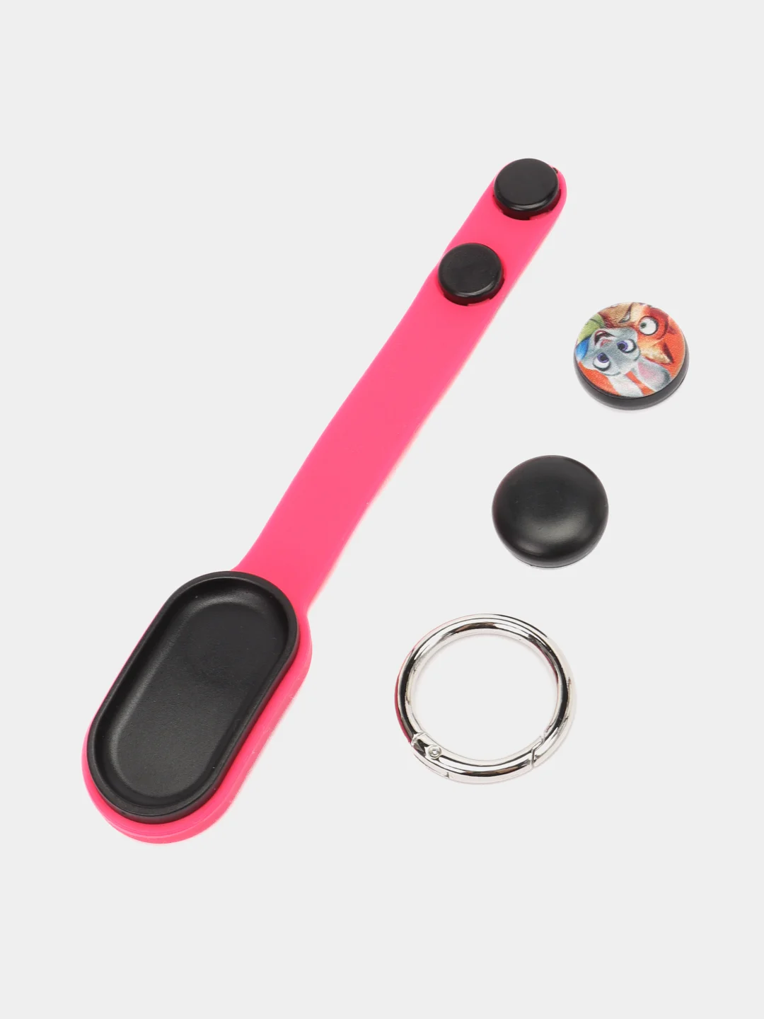 Розовый игрушка антистресс Pop Puck (поп пак), магнитный брелок, шайбы, подарок