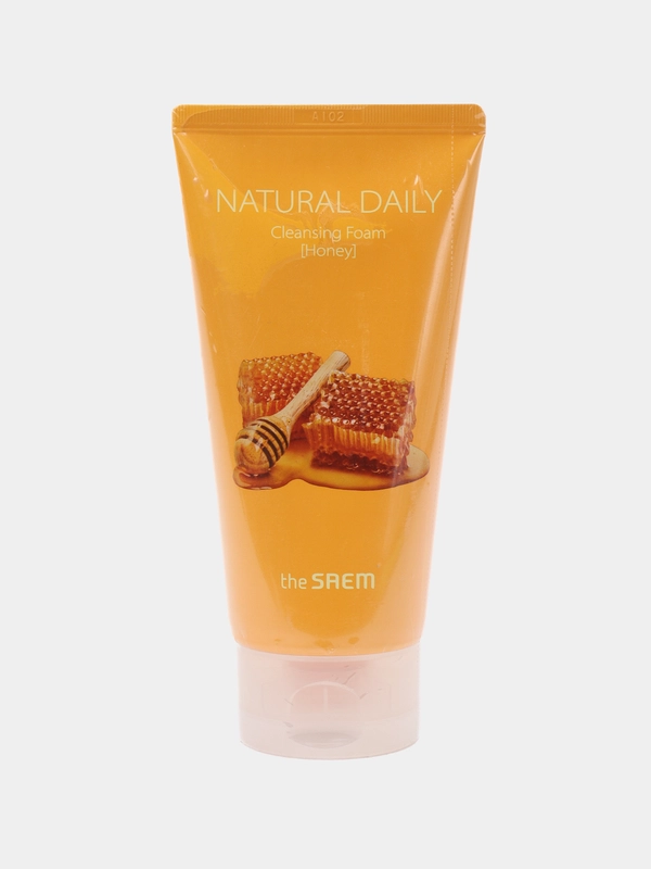 Пенка для умывания с экстрактом мёда The Saem Natural Daily Cleansing Foam Honey, 150 мл