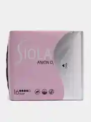 Прокладки ультратонкие SIOLA Silver Line,с анионным вкладышем, super, 16 шт